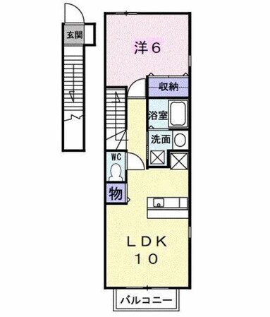 初富駅 徒歩3分 2階の物件間取画像